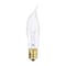 Westinghouse Westinghouse 7.5 W CA5 Decorative Incandescent Bulb E12 (Candelabra) Warm White 3 pk 03755 - alternate 2